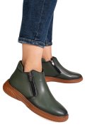 GHETE VERZI PIELE NATURALA 3PC119