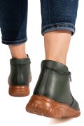GHETE VERZI PIELE NATURALA 3PC119
