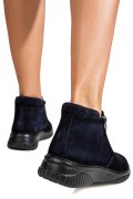 GHETE BLEUMARIN PIELE NATURALA INTOARSA 3PC119