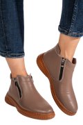 GHETE TAUPE PIELE NATURALA 3PC119