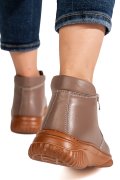 GHETE TAUPE PIELE NATURALA 3PC119