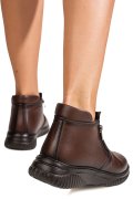 GHETE MARO INCHIS PIELE NATURALA 3PC119