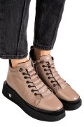 GHETE TAUPE PIELE NATURALA 3PC113