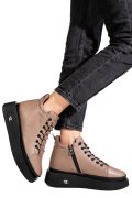 GHETE TAUPE PIELE NATURALA 3PC113