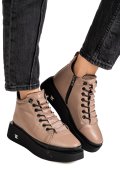 GHETE TAUPE PIELE NATURALA 3PC113