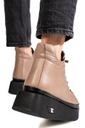 GHETE TAUPE PIELE NATURALA 3PC113
