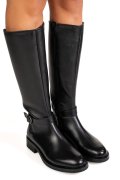 CIZME NEGRE PIELE NATURALA WB66H17