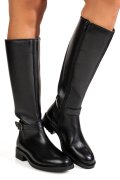 CIZME NEGRE PIELE NATURALA WB66H17