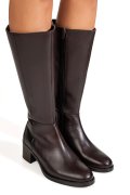 CIZME MARO INCHIS PIELE NATURALA BB26-6205