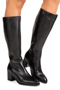 CIZME NEGRE PIELE NATURALA BB46-6205