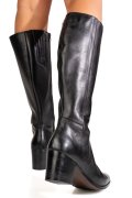 CIZME NEGRE PIELE NATURALA BB46-6205