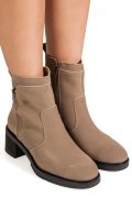 GHETE TAUPE PIELE NATURALA INTOARSA IS77181