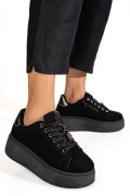 PANTOFI SPORT NEGRI PIELE NATURALA INTOARSA IS77700