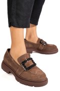 MOCASINI MARO PIELE NATURALA INTOARSA IS77441