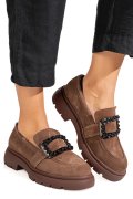MOCASINI MARO PIELE NATURALA INTOARSA IS77441