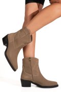 CIOCATE TAUPE PIELE NATURALA INTOARSA IS772000