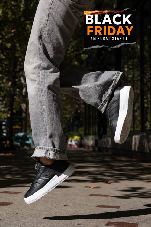 Lumberjack, pantofi sport black freya