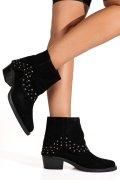CIOCATE NEGRE PIELE NATURALA INTOARSA IS772001