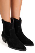 CIOCATE NEGRE PIELE NATURALA INTOARSA IS772000