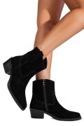 CIOCATE NEGRE PIELE NATURALA INTOARSA IS772000