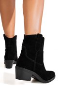 CIOCATE NEGRE PIELE NATURALA INTOARSA IS772000