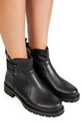 GHETE NEGRE PIELE NATURALA 1SP59