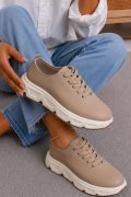 PANTOFI SPORT KHAKI PIELE NATURALA FPC002534
