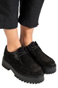 MOCASINI NEGRI PIELE NATURALA INTOARSA WS401R53