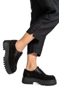 MOCASINI NEGRI PIELE NATURALA INTOARSA WS401R53