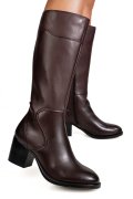 CIZME BORDO PIELE NATURALA BB47-6205