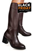 CIZME BORDO PIELE NATURALA BB47-6205