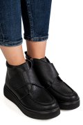 GHETE NEGRE PIELE NATURALA TS772622