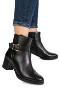 BOTINE NEGRE PIELE NATURALA WH70H14