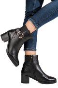BOTINE NEGRE PIELE NATURALA WH70H14