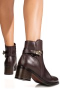 GHETE MARO INCHIS PIELE NATURALA VB264207