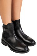 GHETE NEGRE PIELE NATURALA VB48-6201