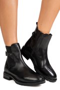 GHETE NEGRE PIELE NATURALA VB48-6201