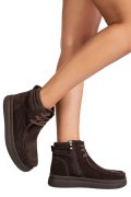 GHETE COFFEE PIELE NATURALA INTOARSA TS772616