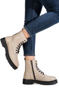 GHETE FEMEI PIELE NATURALA BEJ 2S77YY0110201