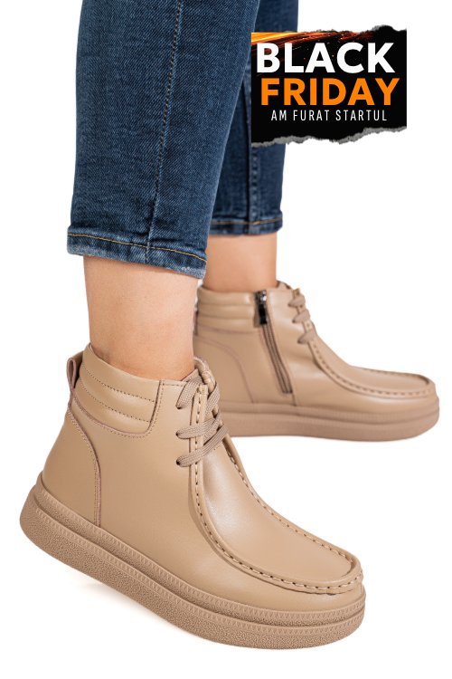 Ghete khaki piele naturala ts772616