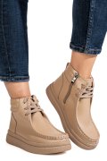 GHETE KHAKI PIELE NATURALA TS772616