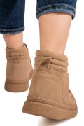 GHETE KHAKI PIELE NATURALA INTOARSA TS772616