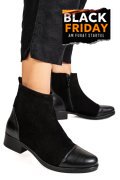 GHETE NEGRE PIELE NATURALA FS77IZZ