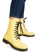 GHETE GALBENE PIELE NATURALA 1766B-034