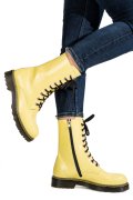 GHETE GALBENE PIELE NATURALA 1766B-034