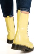 GHETE GALBENE PIELE NATURALA 1766B-034