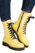 GHETE GALBENE PIELE NATURALA 1766B-034
