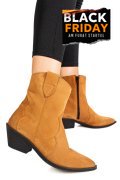 CIZME CAMEL PIELE NATURALA INTOARSA 4S7787