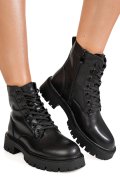 GHETE NEGRE PIELE NATURALA 1SP53