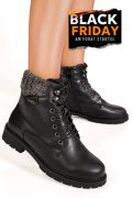 GHETE NEGRE PIELE NATURALA ASPM2802